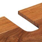 vidaXL Ensemble de meubles de salle de bain 2 Pièces bois massif d'acacia