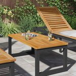 vidaXL Plateau de table Huile Naturelle 100 x 50 x 2 cm