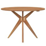vidaXL Ensemble à manger de jardin 5 Pièces Bois d'acacia solide