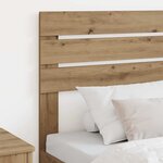 vidaXL Tête de lit Chêne artisanal 75 cm Bois d'ingénierie