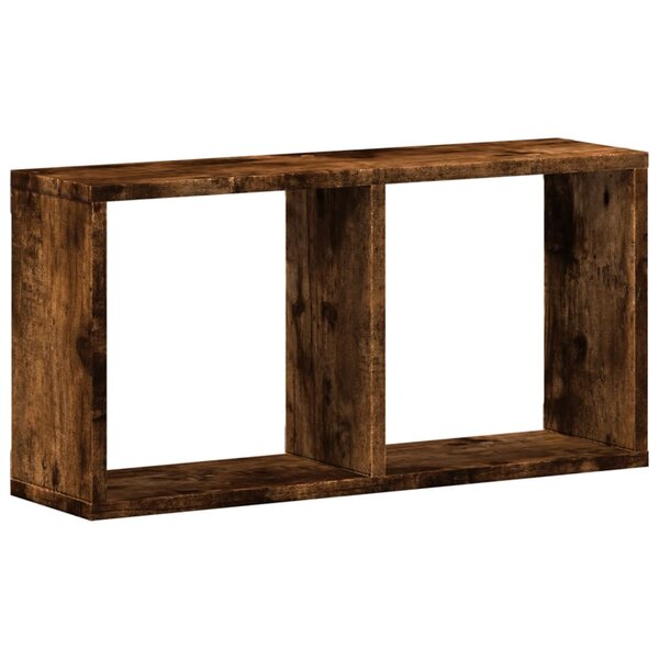 vidaXL Armoire murale 60x16x30 cm chêne fumé bois d'ingénierie
