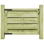 vidaXL Portillon Bois de pin imprégné 100x75 cm Vert