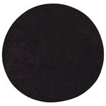 vidaXL Tapis lavable anthracite Ø 200 cm antidérapant