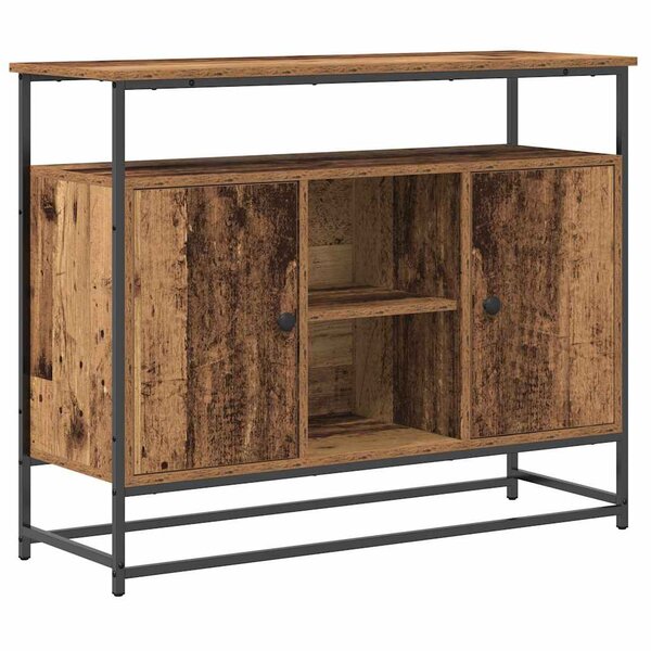 vidaXL Buffet Bois ancien 100 x 35 x 80 cm Bois d'ingénierie