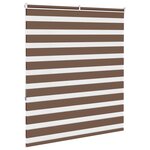 vidaXL Store zèbre marron 125x150cm largeur du tissu 120 9cm polyester