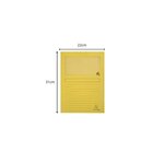 Paquet 100 chemises à fenêtre FOREVER Jaune EXACOMPTA