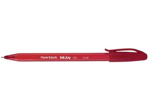 Stylo à bille inkjoy 100 fine  rouge paper mate