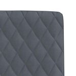 vidaXL Chaises à manger lot de 6 gris foncé velours