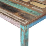 vidaXL Table de salle à manger Bois de récupération massif 80x82x76 cm