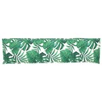 vidaXL Set de coussins de palette 2 Pièces Motif feuille 150 x 40 x 8 cm