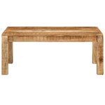vidaXL Table basse 100x55x40 cm bois de manguier massif