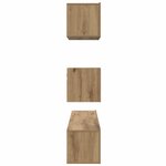 vidaXL Ensemble de meubles TV 4 Pièces chêne artisanal 80 x 30 x 30 cm