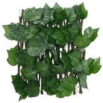 vidaXL Treillis de feuille de vigne artificiel extensible 180x20 cm