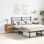 vidaXL Cabinet de chevet 2 Pièces chêne artisanal 40 x 35 x 50 cm