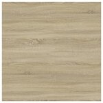 vidaXL Panneau de bibliothèque 4Pièces Chêne sonoma 40x40x1 5cm Aggloméré