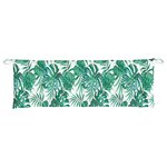 vidaXL Coussins de banc de jardin lot de 2 motif de feuilles