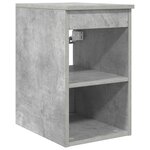 vidaXL Meuble de Salle de Bain In-between Gris béton 30 x 35 x 50 cm