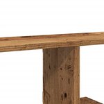 vidaXL Étagère TV murale vieux bois 125x18x23 cm bois d'ingénierie