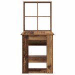 vidaXL Bureau Bois Ancien 122 x 67 x 145 cm Bois d'ingénierie