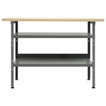 vidaXL Établi Gris 120x60x85 cm Acier