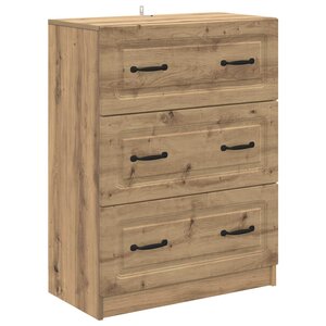 vidaXL Armoire à tiroirs 66 x 34 5 x 87 cm Bois d'ingénierie