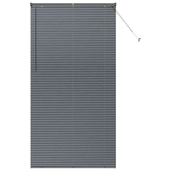 vidaXL Store de Fenêtre Gris foncé 80 x 130 cm Aluminium