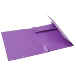 Boite De Classement Cartobox Dos 60mm Carte Lustrée - A4 - Violet - X 10 - Exacompta