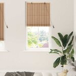 vidaXL Stores et Occultants Marron Clair 80 x 220 cm Bambou