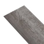 vidaXL Dalles de plancher PVC 4 46 m² 3 mm autoadhésif bois rayé