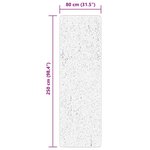 vidaXL Tapis ARBIZU intérieur extérieur design vintage 80x250 cm