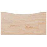 vidaXL Dessus de bureau 80x40x2 5 cm bois massif de pin