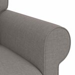 vidaXL Canapé 2 Pièces Taupe 175 x 82 x 80 cm tissu