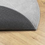 vidaXL Tapis IZA poils courts style scandinave gris Ø 160 cm