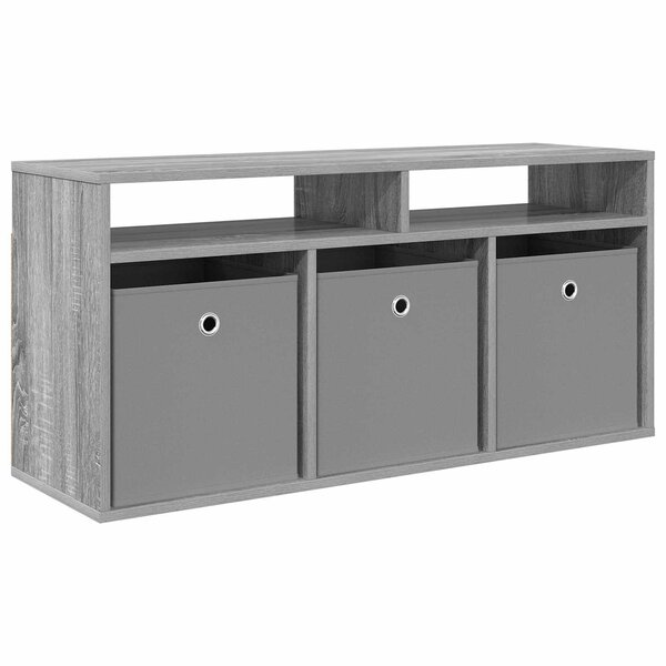 vidaXL Basboard avec tiroir Gris Sonoma 102 x 32 x 48 5 cm