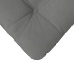 vidaXL Coussins de siège 4 Pièces Gris foncé 45 x 45 cm