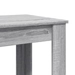 vidaXL Table de bar sonoma gris 102x50x103 5 cm bois d'ingénierie