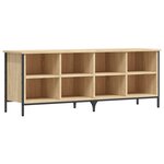 vidaXL Armoire à chaussures chêne sonoma 131x35x50cm bois d'ingénierie
