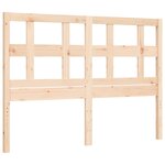 vidaXL Cadre de lit sans matelas 120x200 cm bois de pin massif