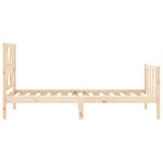 vidaXL Cadre de lit sans matelas bois de pin massif