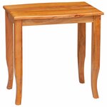 vidaXL Tables d'appoint emboîtables 3 pièces Naturel 60 x 45 x 60 5 cm