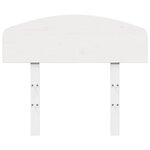 vidaXL Tête de lit blanc 100 cm bois massif de pin