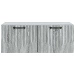vidaXL Meuble TV mural Sonoma gris 78 5 x 41 x 30 cm Bois d'ingénierie