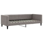 vidaXL Lit de jour avec gigogne sans matelas taupe 80x200 cm