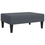 vidaXL Ensemble de canapés 2 Pièces gris foncé velours