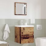 vidaXL Cabinet de salle de bain Bois Ancien 41 x 38 5 x 45 cm
