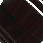 vidaXL Porte-revue en bois sur pied marron