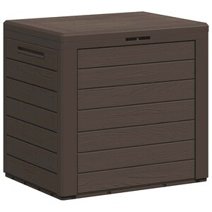 vidaXL Boîte de stockage de jardin Marron 58 5x46x55 cm Polypropylène