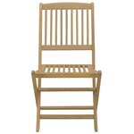 vidaXL Ensemble à manger de jardin 7 Pièces Bois d'acacia solide