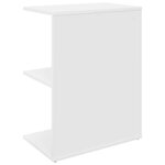 vidaXL Tables de chevet 2 Pièces blanc 46 5x29x61 cm bois d’ingénierie