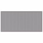 vidaXL Ensemble de salle à manger pour jardin 7 Pièces Gris clair